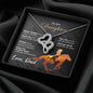 Father to Daughter (Horse Girl) - Bonded Hearts Necklace