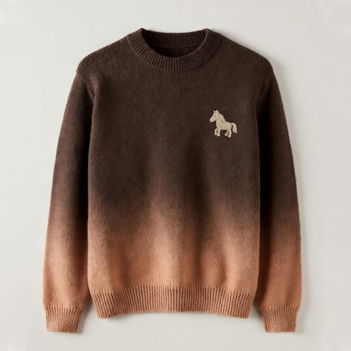 Casual Knit Fade Sweater