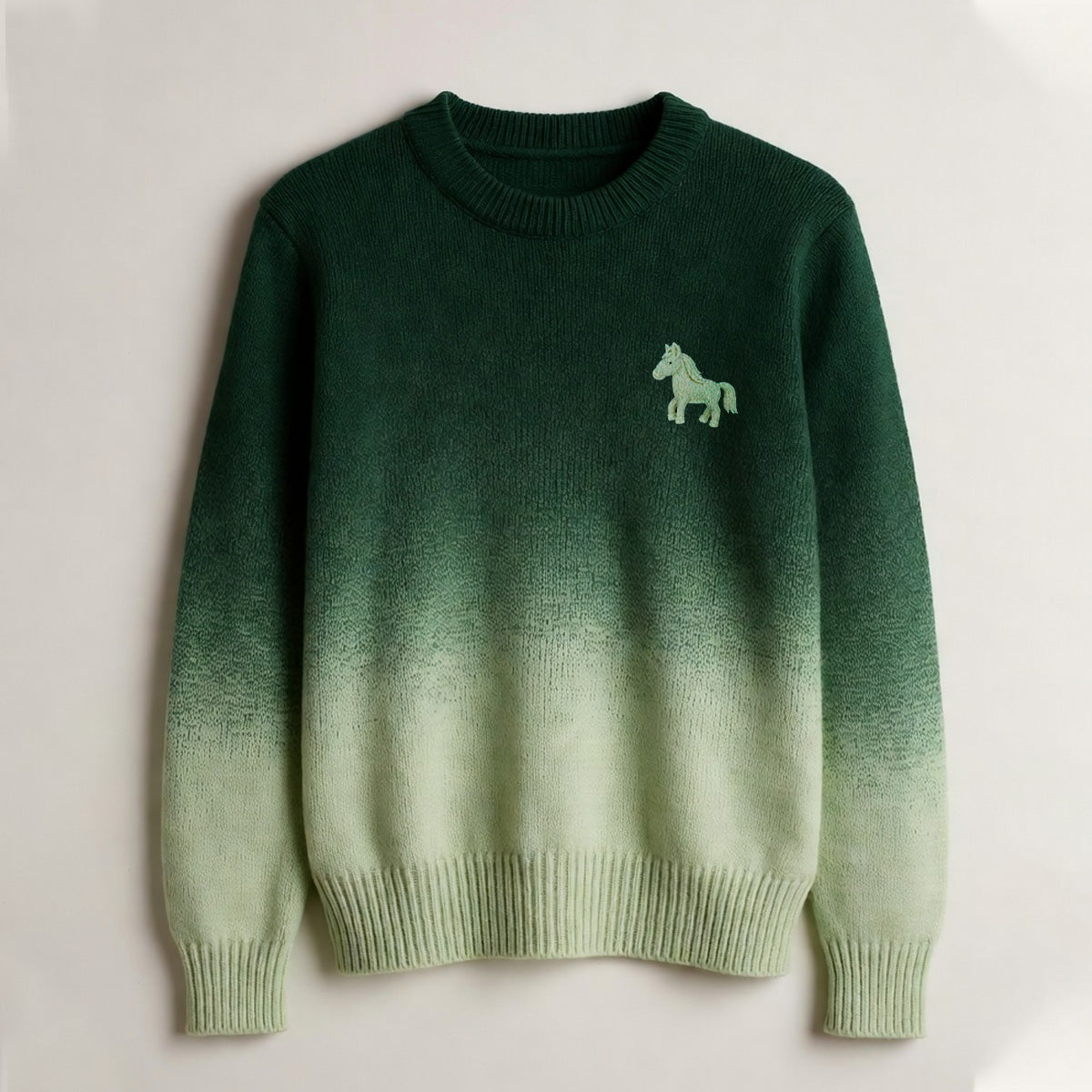 Casual Knit Fade Sweater