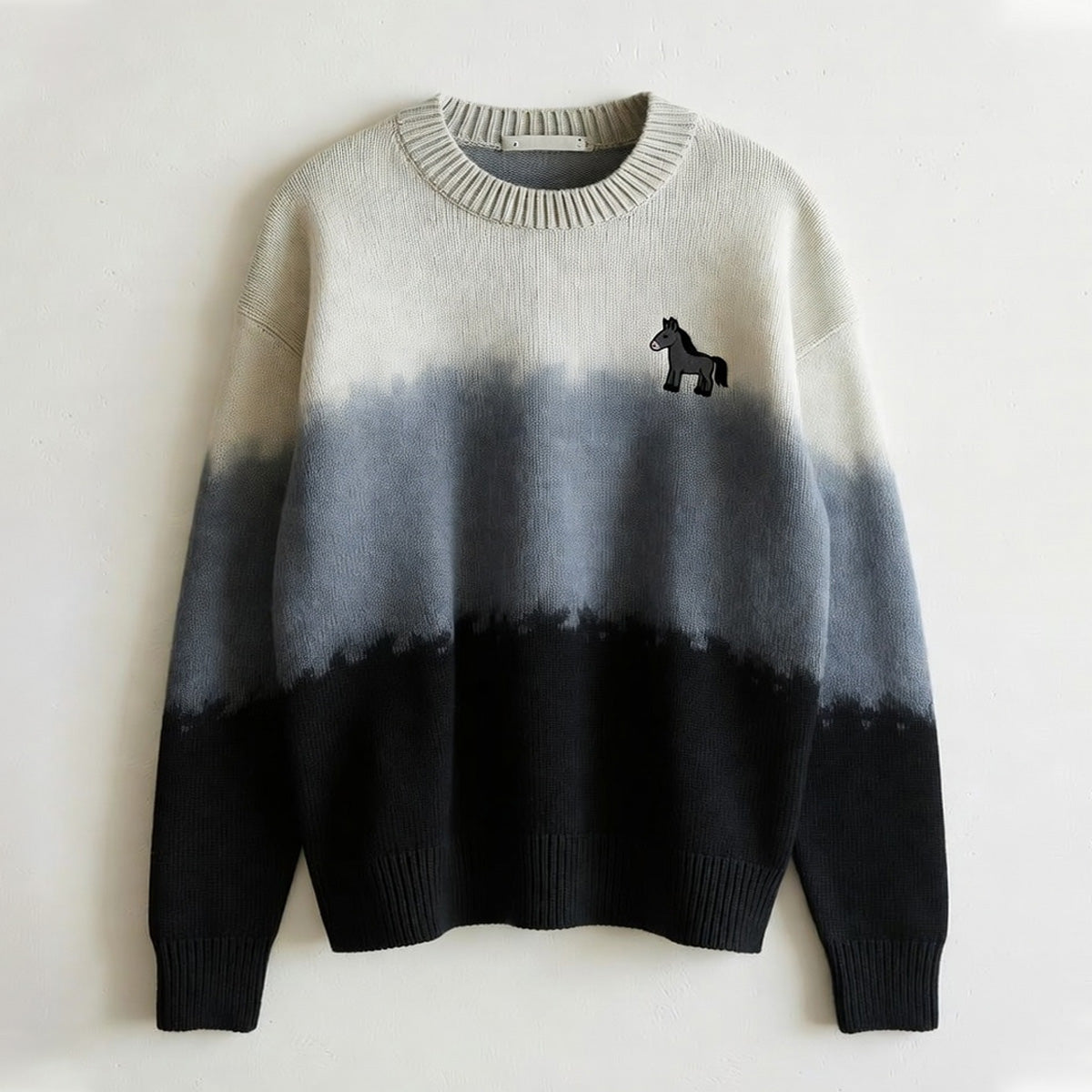 Casual Knit Fade Sweater