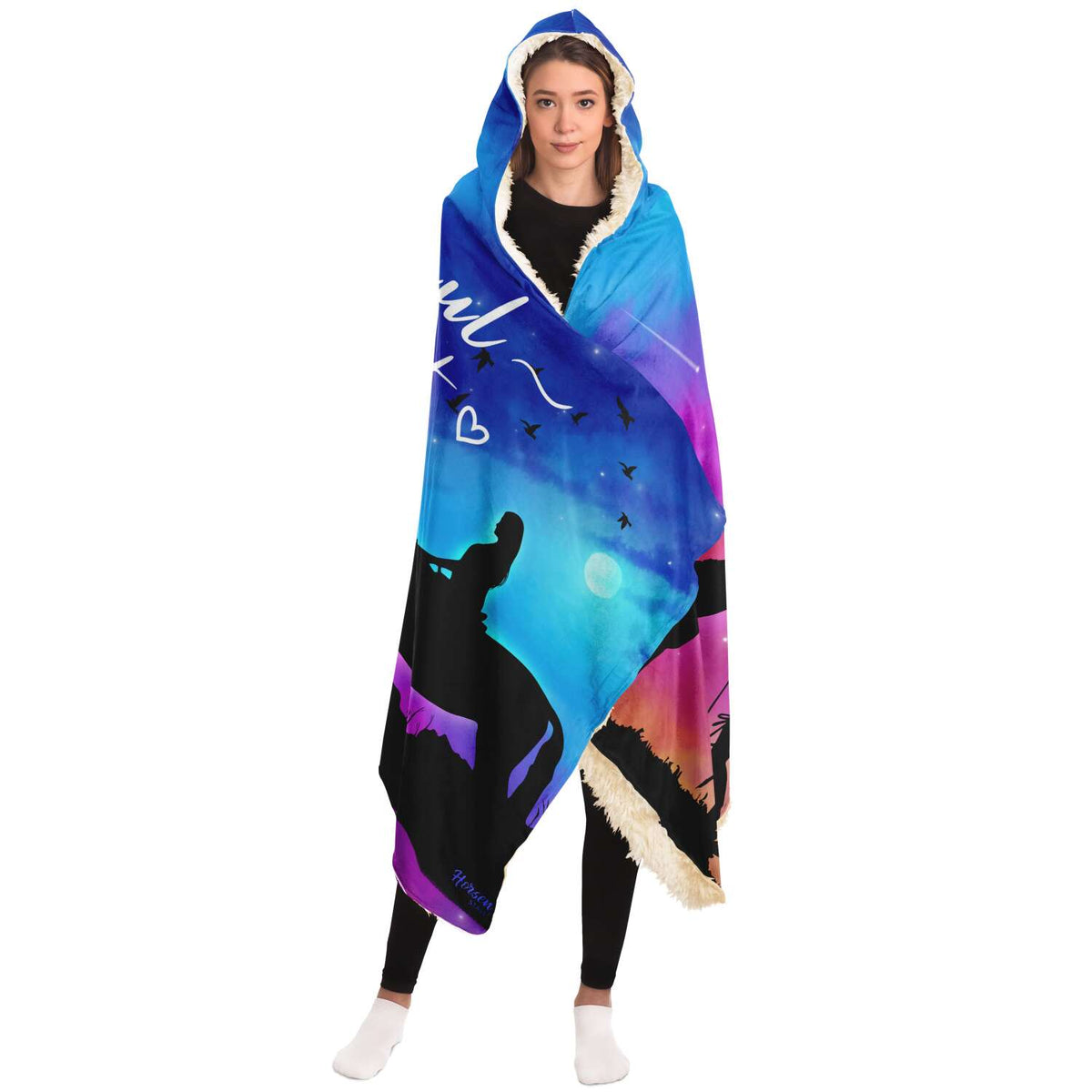 Fierce Soul Hooded Blanket