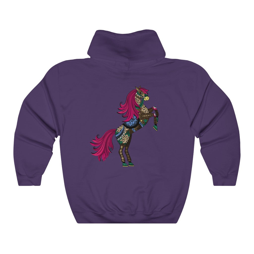 Mandala Horse - Heavy Blended Hoodie