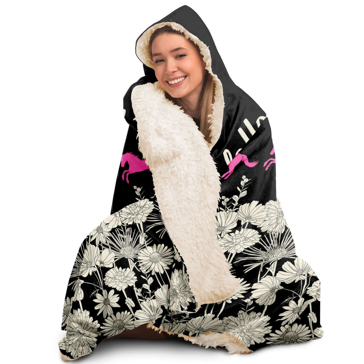 Follow Your Heart - Equestrian Hooded Blanket