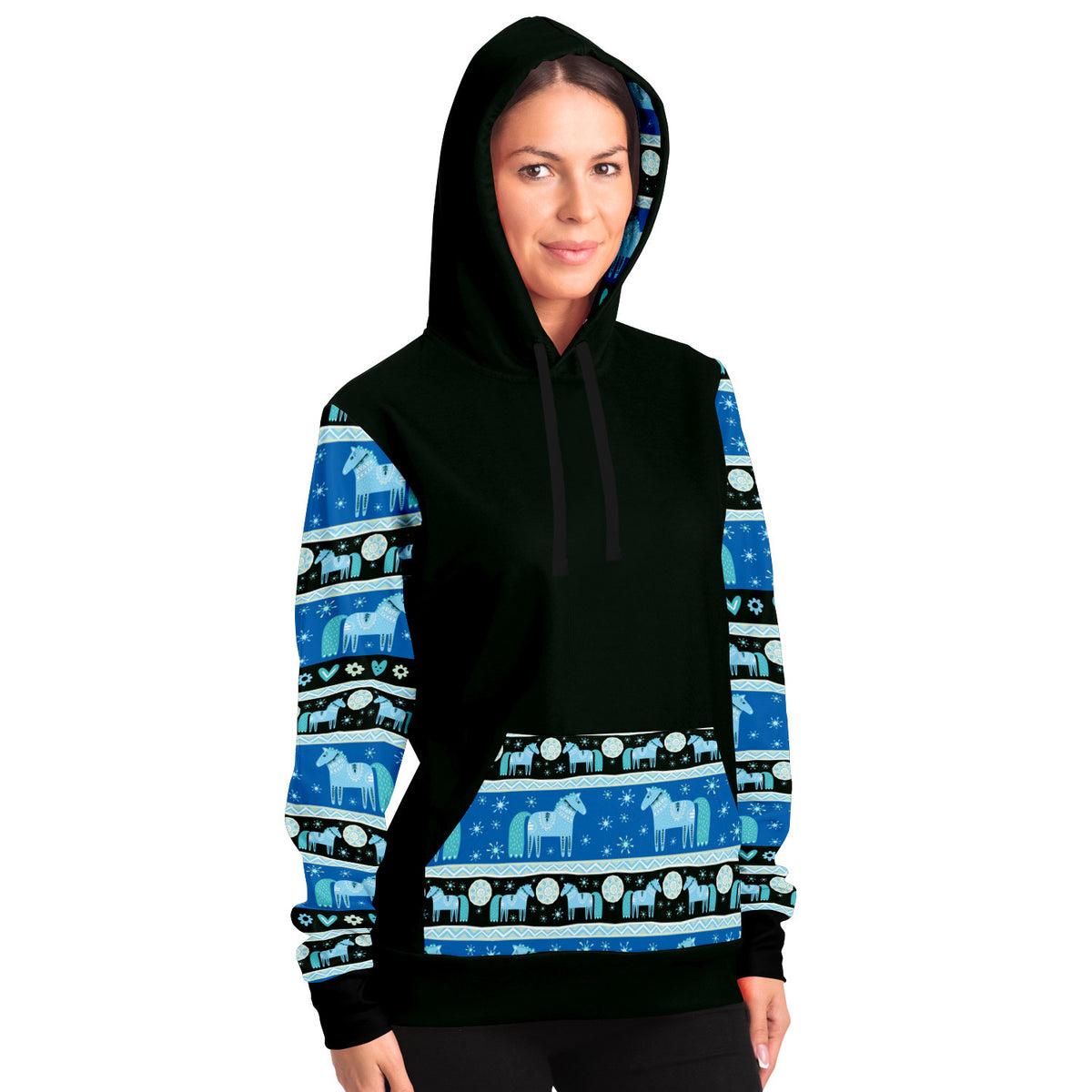 Arctic Horse Pocket Hoodie