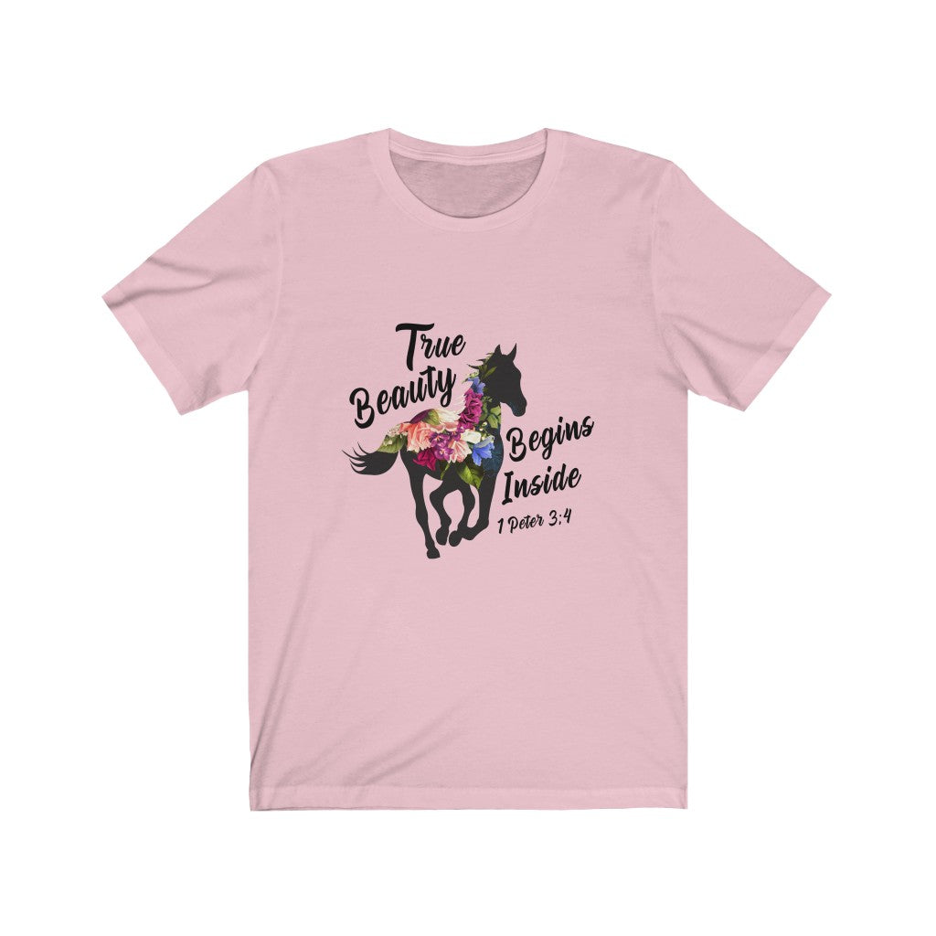 True Beauty Horse Bible Verse - T-Shirt