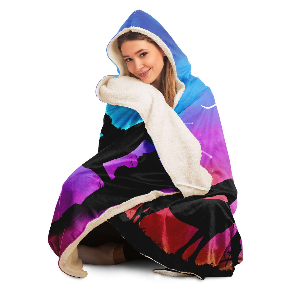 Fierce Soul Hooded Blanket