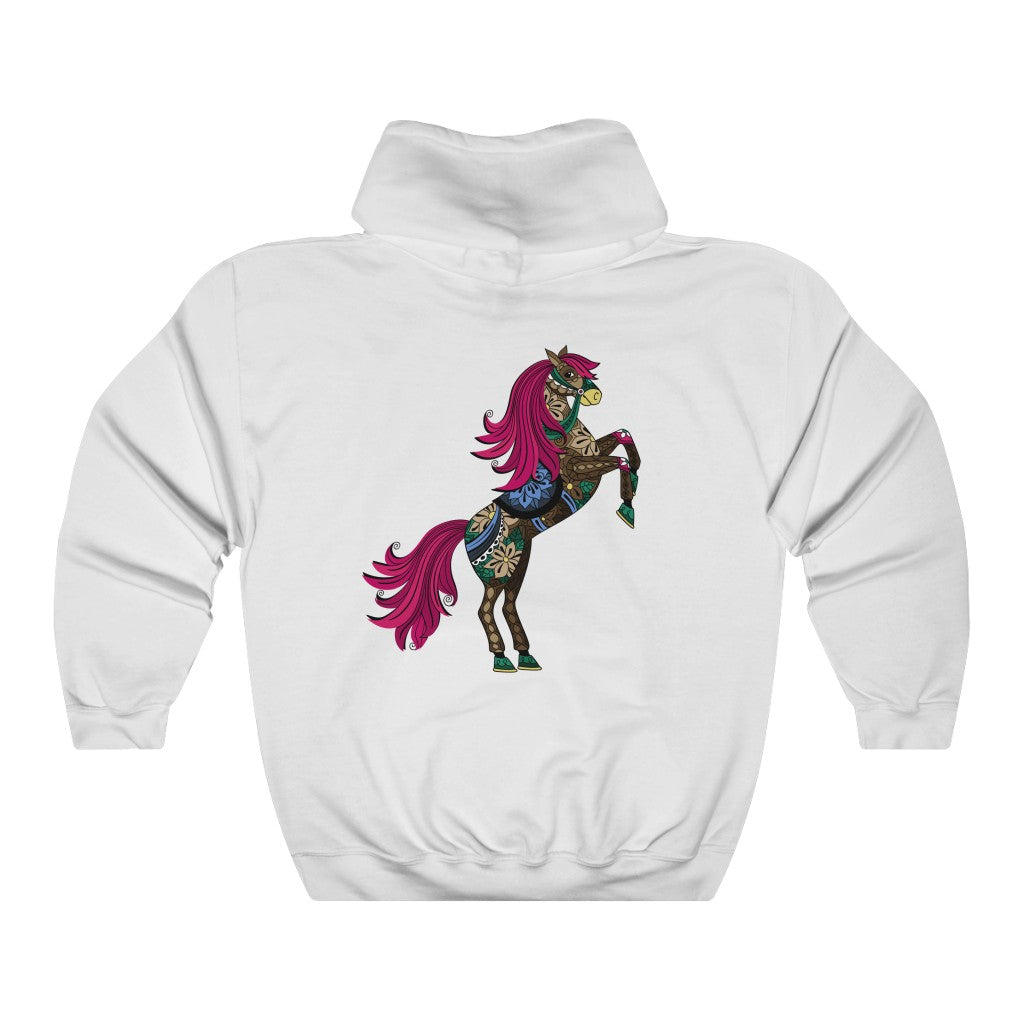 Mandala Horse - Heavy Blended Hoodie
