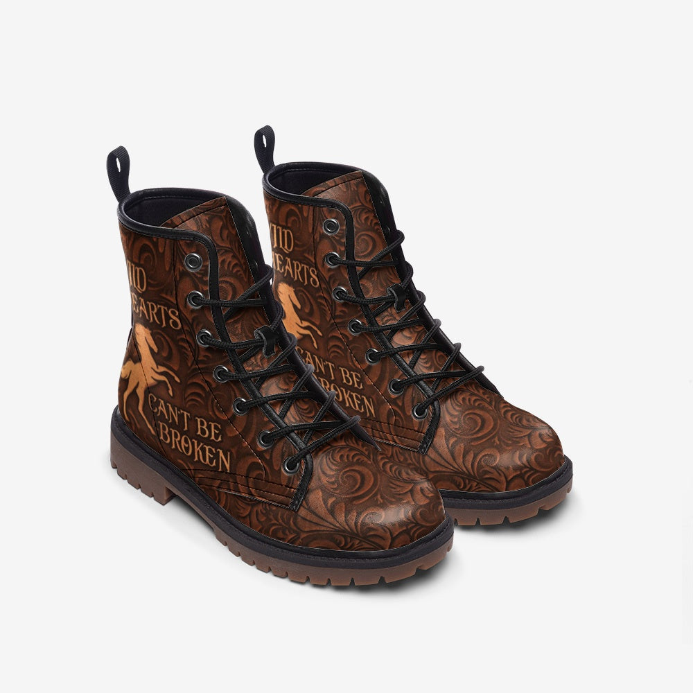 Wild Hearts Casual Leather Boots