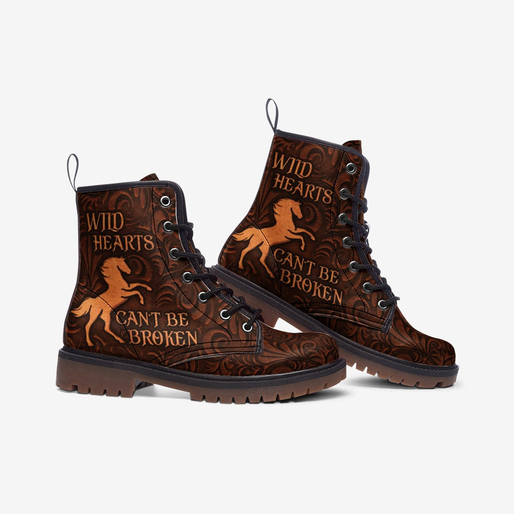 Wild Hearts Casual Leather Boots