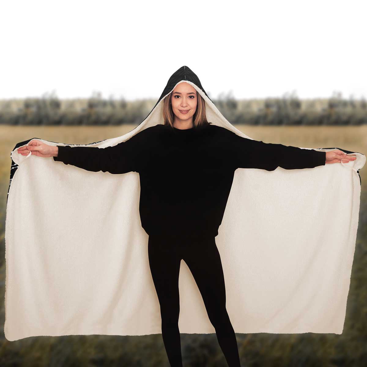 Wild Hearts Loving Souls Hooded Blanket