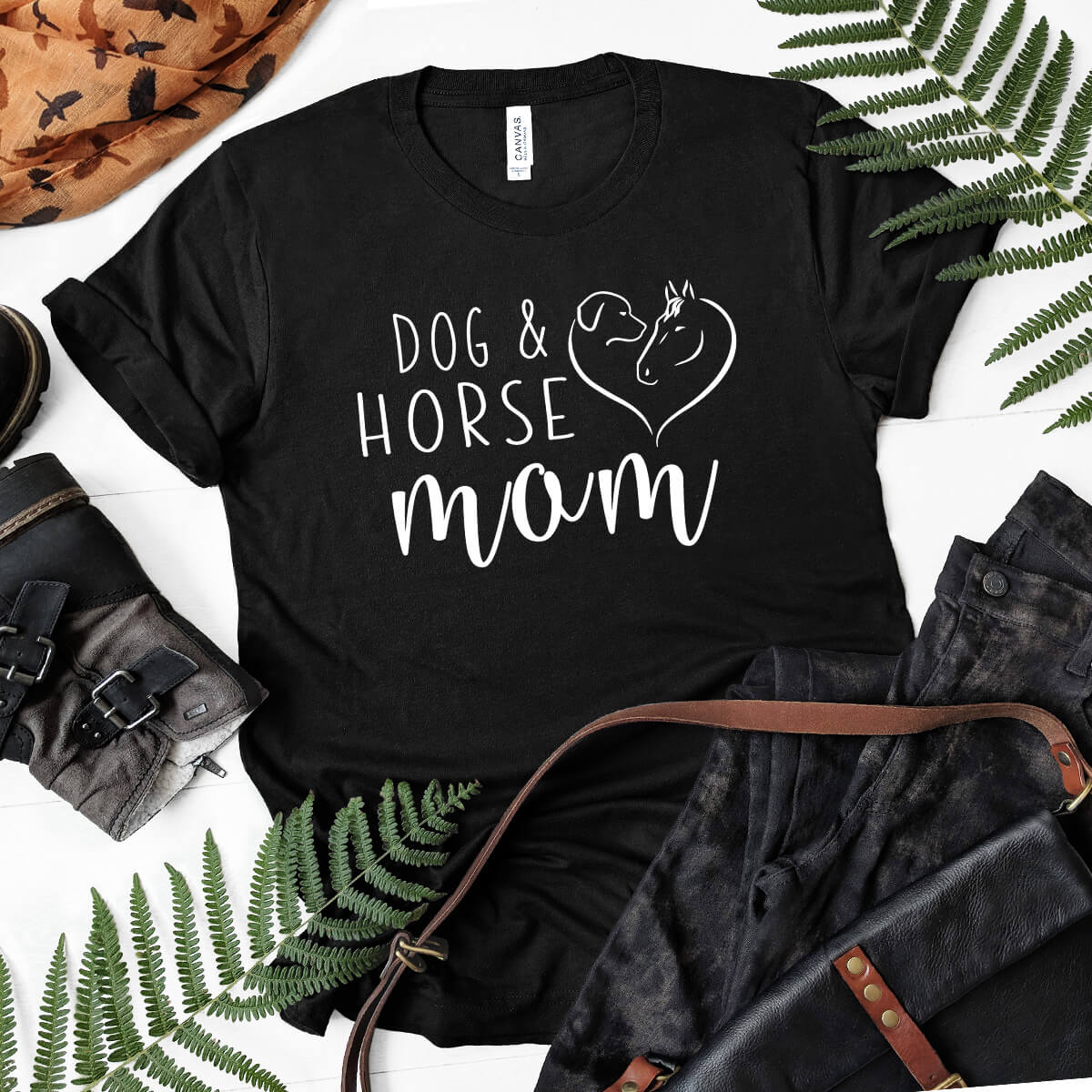 Dog & Horse Mom Tee