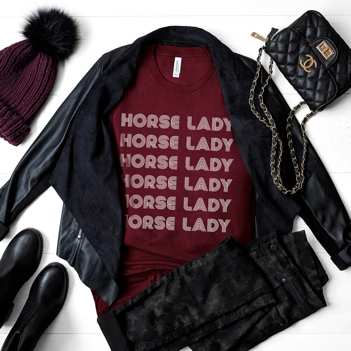 Horse Lady Equestrian T-Shirt