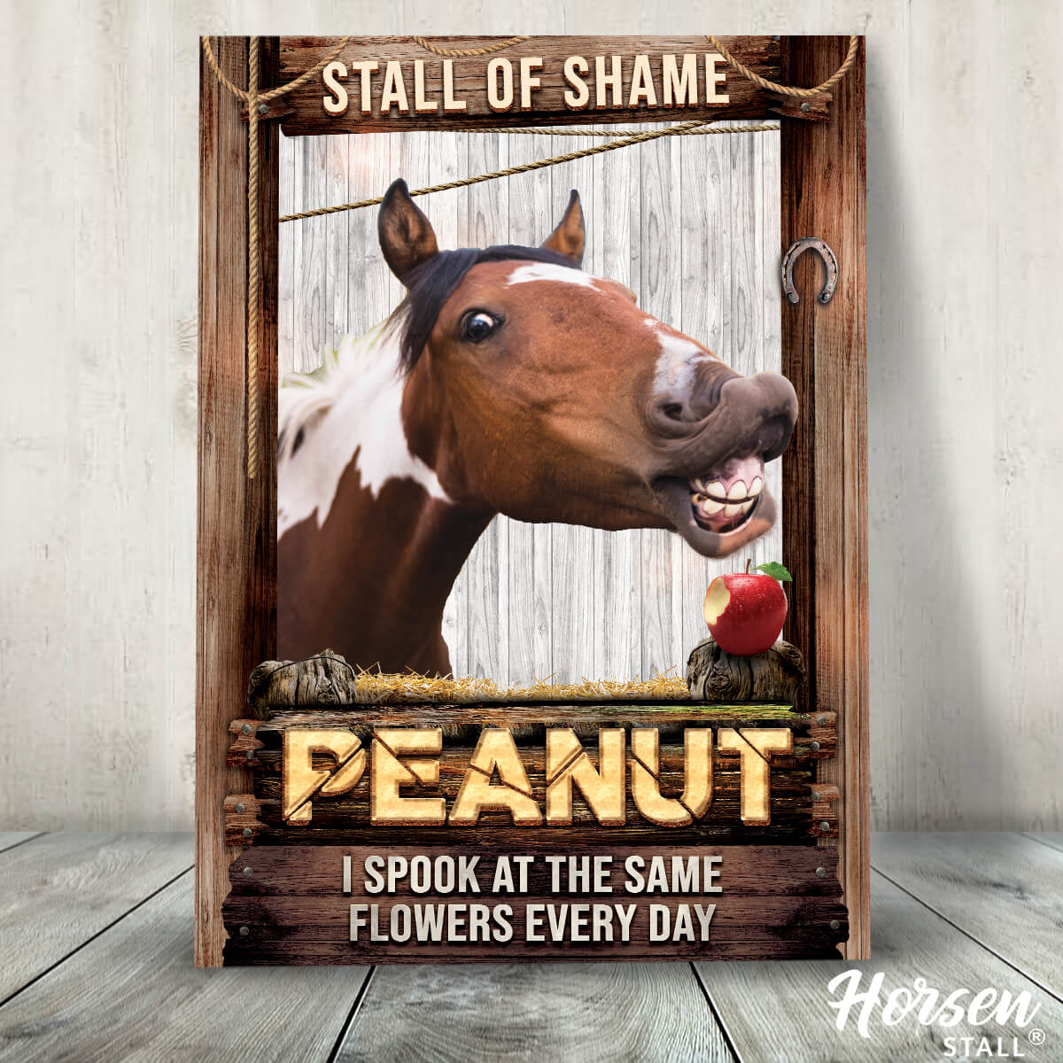 Stall of Shame - Funny Horse Shaming Canvas