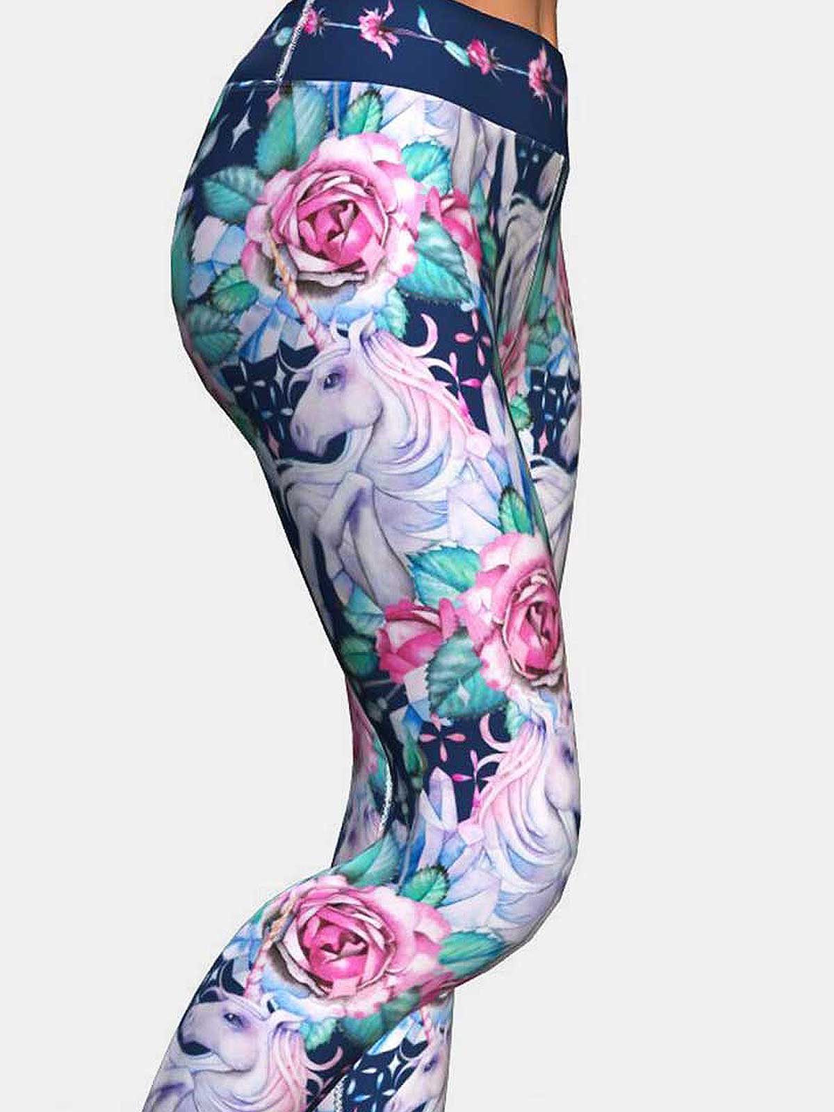 Unicorn of Roses - Yoga Leggings