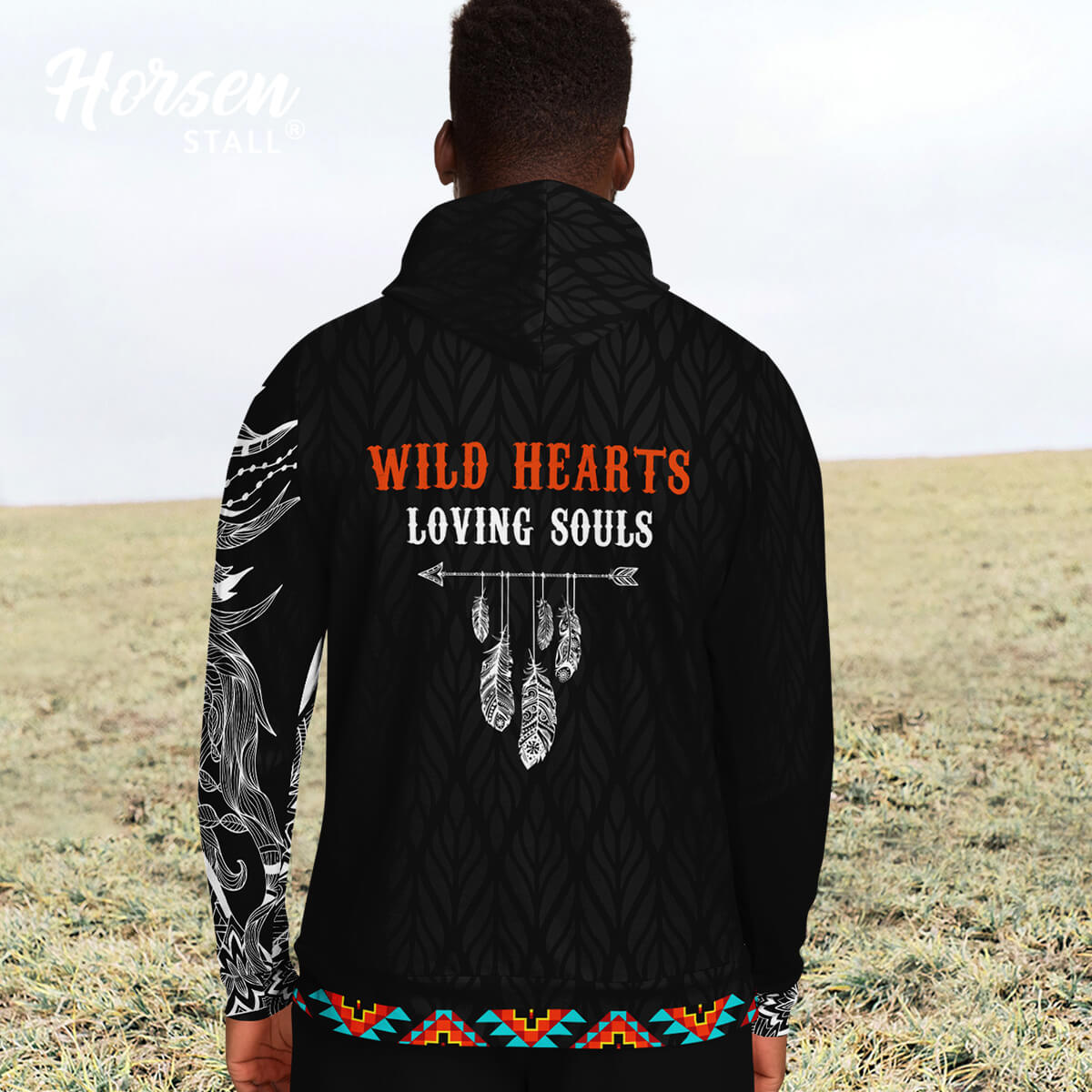 Wild Hearts Loving Souls - Premium Handmade Hoodie