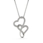To My Horse Girl - Premium Bonded Hearts Necklace