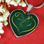 Premium "Horse & Dog Lover" Necklace - Green Edition