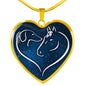 Premium "Dachshund Dog & Horse Lover" Necklace - Galaxy Edition