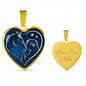 Premium "Two Hearts One Love" Necklace - Galaxy Edition