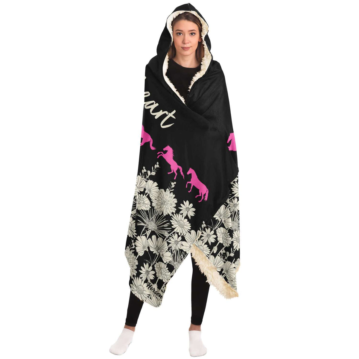 Follow Your Heart - Equestrian Hooded Blanket