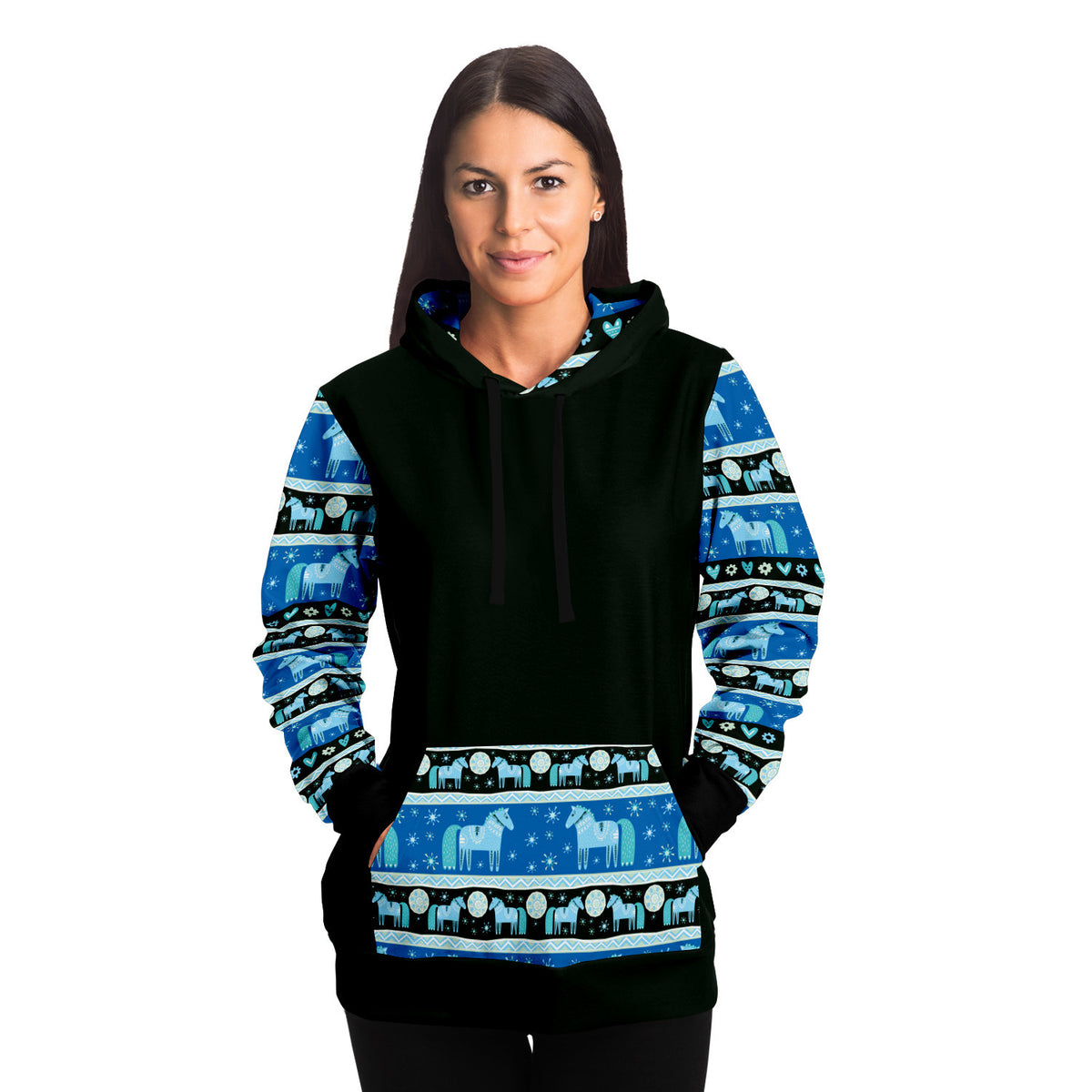 Arctic Horse Pocket Hoodie